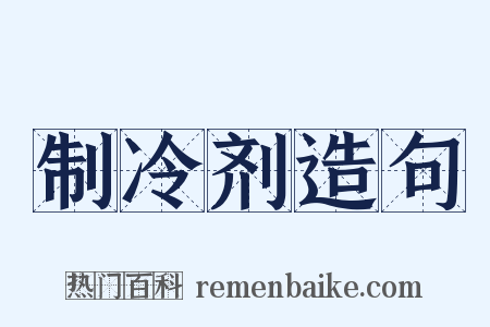 制冷剂造句是什么意思的图片